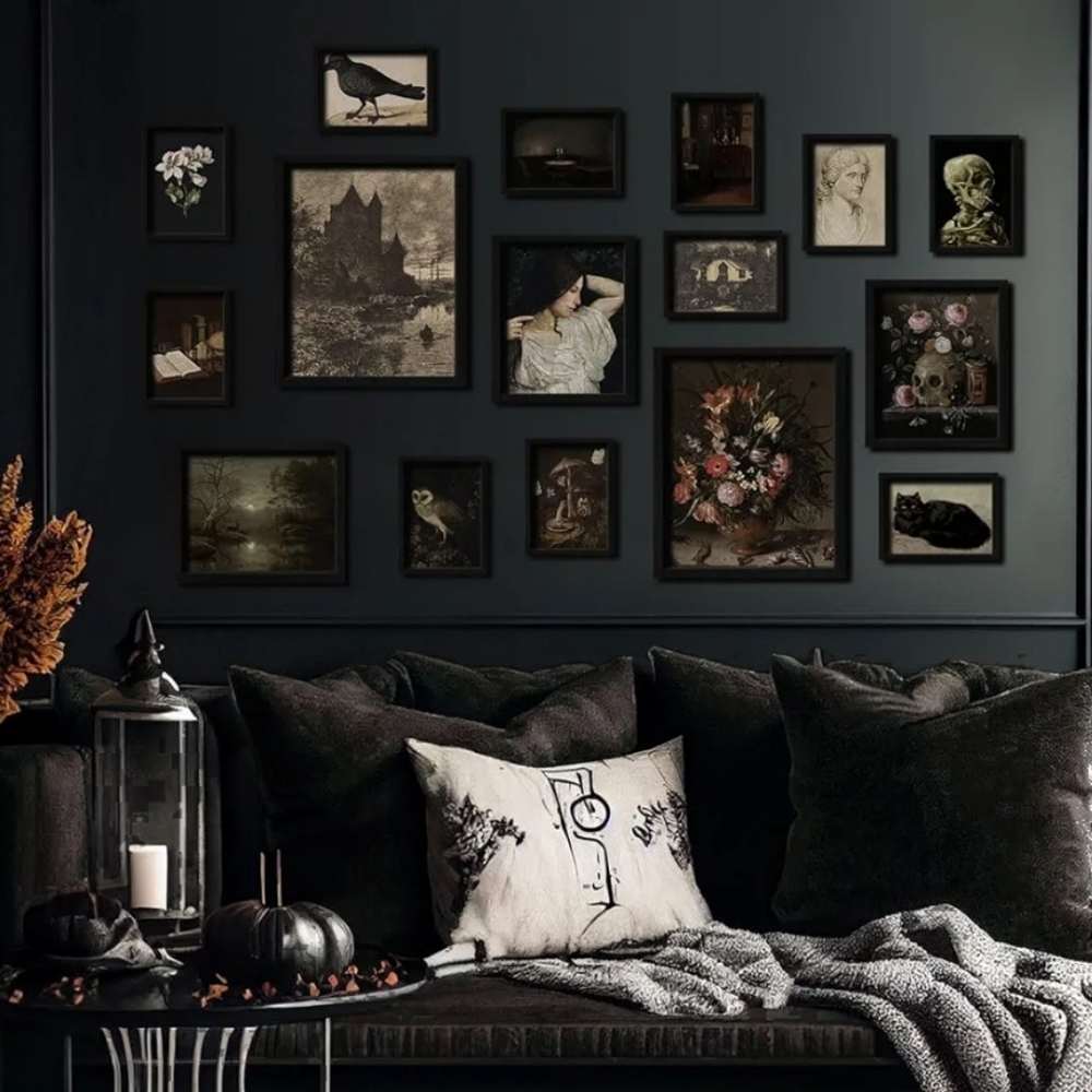 Framed Gothic Black Art